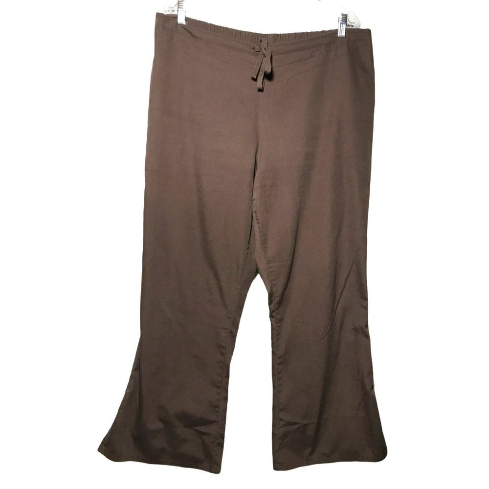 Cherokee Womens Scrub Pants Size Large Brown
